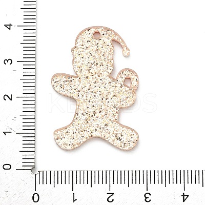 Christmas Printed Acrylic Pendants MACR-L014-01B-1