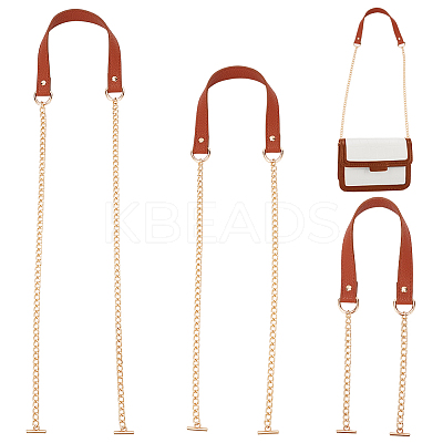 3Pcs 3 Styles PU Leather Bag Straps FIND-WR0009-99A-1