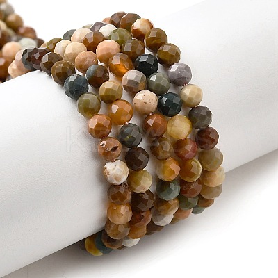 Natural Agate Beads Strands X-G-G991-A03-A-01A-1