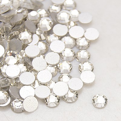 Glass Flat Back Rhinestone RGLA-C002-SS16-001-1