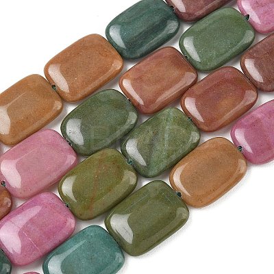 Natural Malaysia Jade Beads Strands G-K392-B20-13X18MM-1