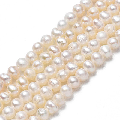 Natural Cultured Freshwater Pearl Beads Strands PEAR-N013-02D-1