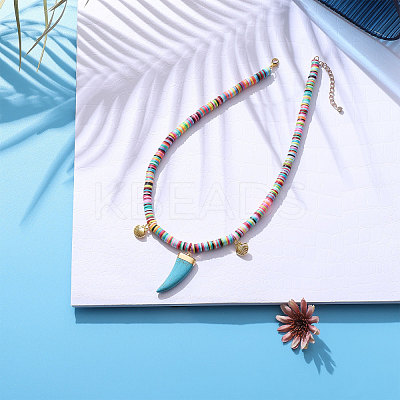 150G 15 Colors Handmade Polymer Clay Beads CLAY-JP0001-14-8mm-1