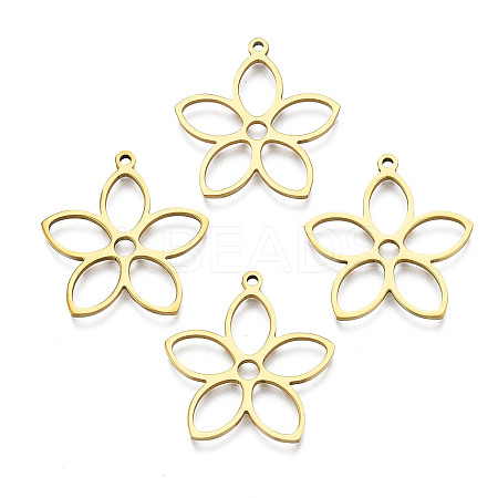 Ion Plating(IP) 201 Stainless Steel Pendants LS-STAS-N098-049LG-1
