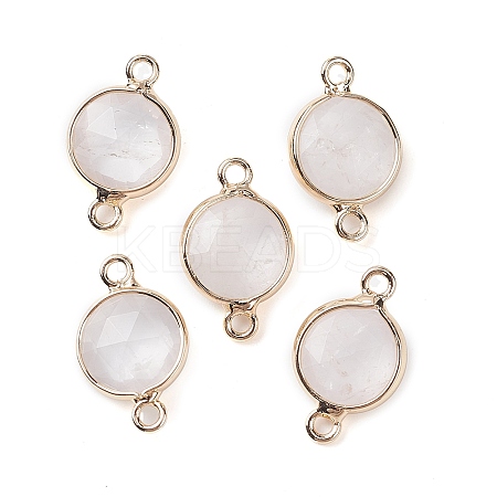 Natural Quartz Crystal Connector Charms G-C102-09C-G-1