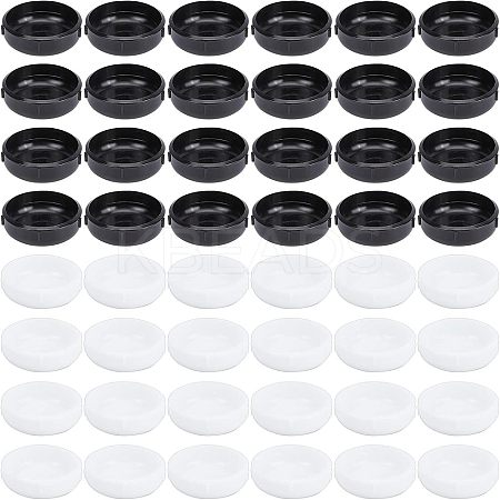 48Pcs 2 Colors PVC Furniture Sliders FIND-CA0002-32-1