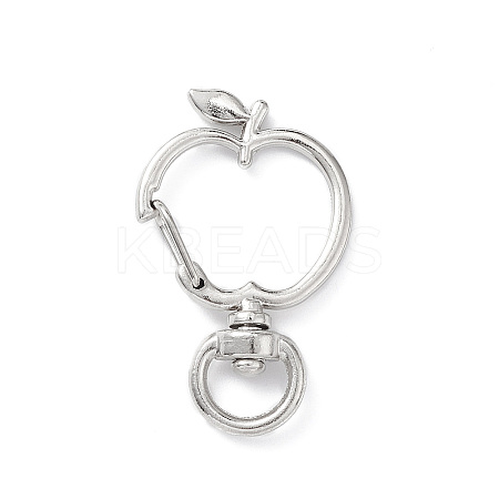 Apple Alloy Swivel Clasps LS-FIND-L012-02P-1