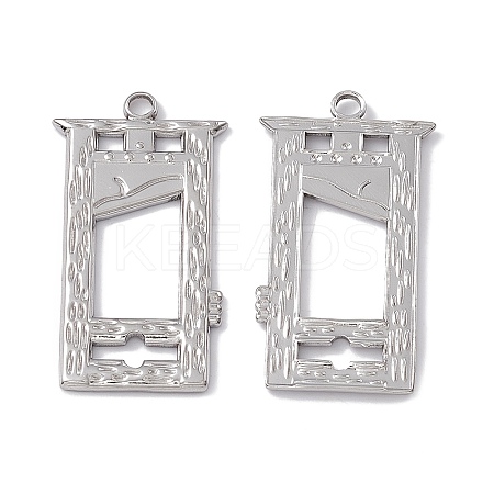 Non-Tarnish 304 Stainless Steel Pendants STAS-B031-10P-1