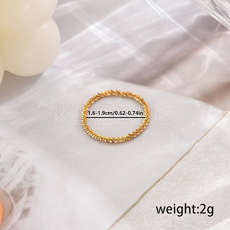 201 Stainless Steel Classic Roman Numeral Rings YL1527-7-1