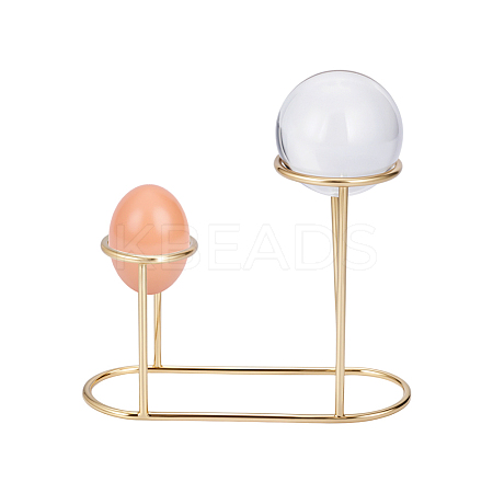 Alloy Crystal Ball Holders ODIS-WH0106-18G-1