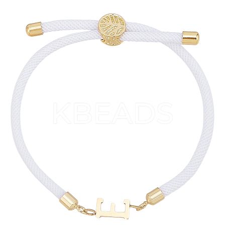1pc Adjustable Nylon Cord Slider Bracelets for Women BJEW-LP0001-33E-G-1