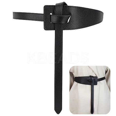 Cowhide Leather Chain Belts AJEW-WH0348-192A-01-1