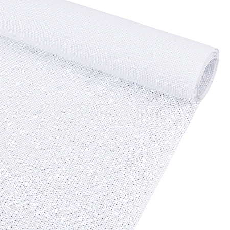 Cotton with Synthetic Fiber Cross Stitch Fabric DIY-WH0671-206B-02-1