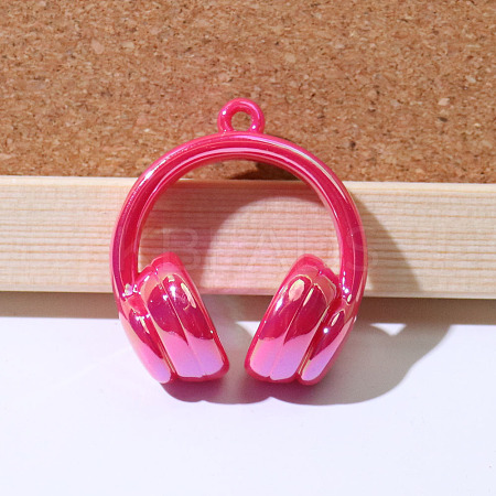 UV Plating Opaque Acrylic Pendants SACR-FZC0001-001E-1