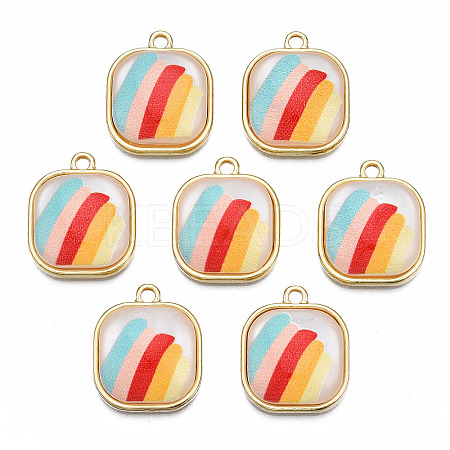 Resin Pendants PALLOY-N161-005-NR-1