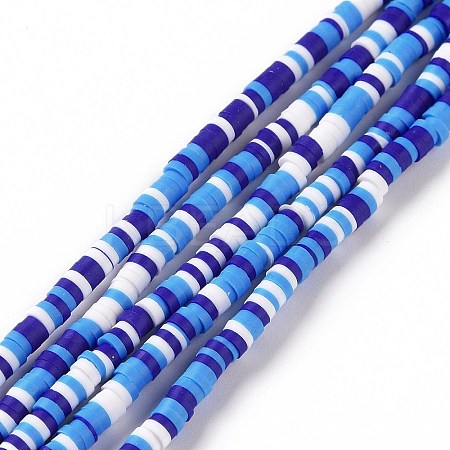 Handmade Polymer Clay Beads Strands CLAY-R089-3mm-001-1