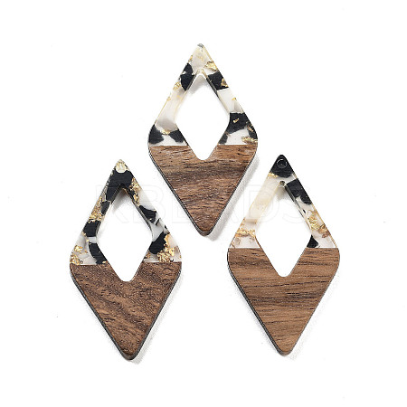 Walnut Wood Pendants FIND-Z050-02K-1
