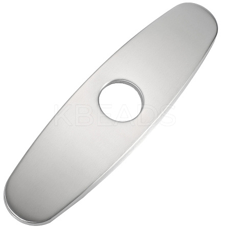 Oval Stainless Steel Faucet Hole Covers STAS-WH20001-18C-P-1