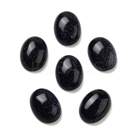 Synthetic Blue Goldstone Cabochons G-G145-01B-46-1