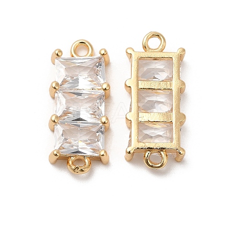 Brass Connector Charms KK-B074-52G-1