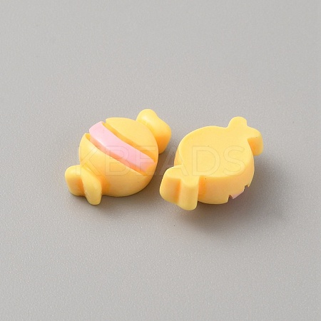 Opaque Resin Imitation Food Cabochons RESI-WH0036-11E-1