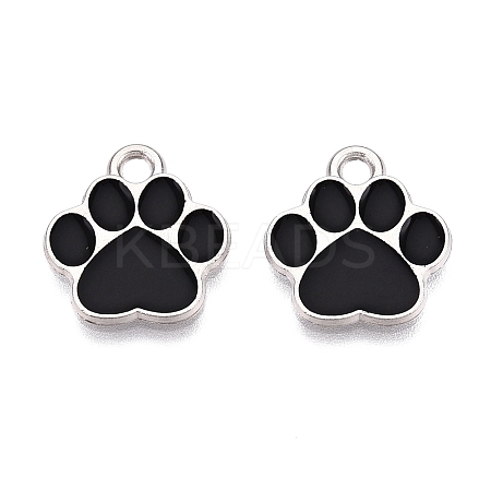 Alloy Enamel Pendants ENAM-T020-41C-RS-1