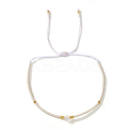 Bohemian Style Handmade Glass Seed Beaded Braided Bead Bracelets for Women LS-TS0574-2-1