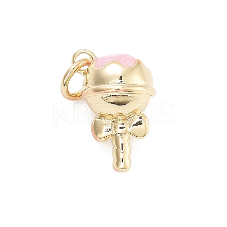 Rack Plating Brass Enamel Charms LS-KK-G512-19A-G-1