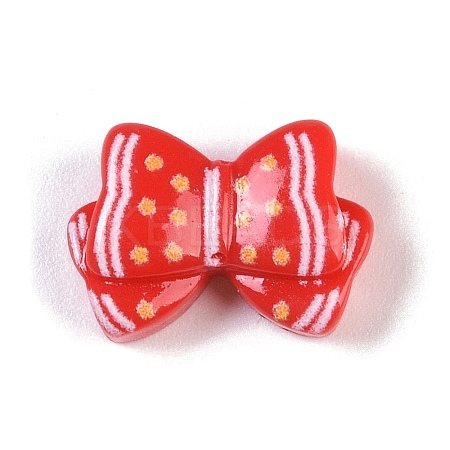 Opaque Christmas Theme Resin Cabochons RESI-H162-06E-1