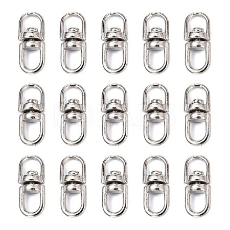 Alloy Double Eye Swivel Clasps LS-PALLOY-E385-14P-1