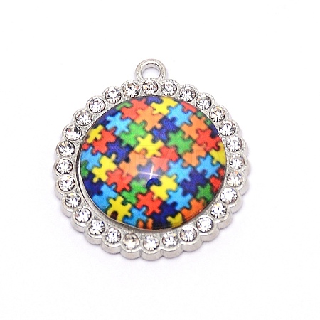 Zinc Alloy Enamel Pendants PALLOY-TAC0022-04-1