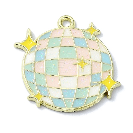 Alloy Enamel Pendants FIND-Q102-06D-1