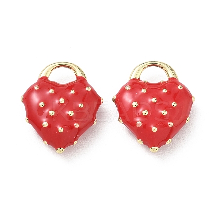 Alloy Enamel Pendants FIND-D044-11G-1