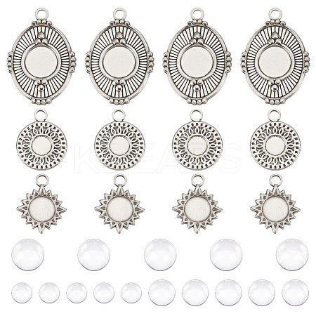 DIY Blank Photo Pendant Making Kit DIY-UN0004-17-1
