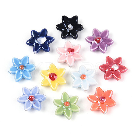 Handmade Porcelain Beads X-PORC-N008-10-01-1