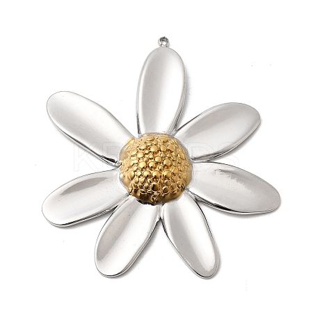 Two Tone 304 Stainless Steel Big Pendants LS-STAS-B120-01GP-02-1
