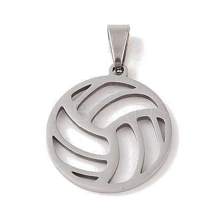 Non-Tarnish 201 Stainless Steel Pendants STAS-A094-02B-P-1
