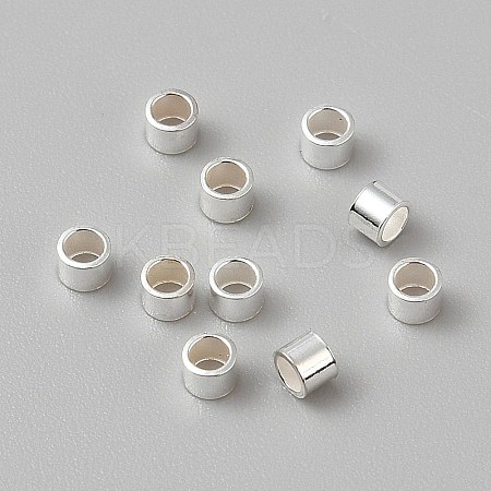 925 Sterling Silver Tube Beads LS-STER-WH0061-28D-1