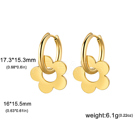 304 Stainless Steel Hoop Earrings FS-WG6A0FB-14-1