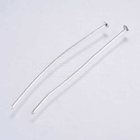 Tarnish Resistant 304 Stainless Steel Flat Head Pins STAS-F146-01P-40mm-1