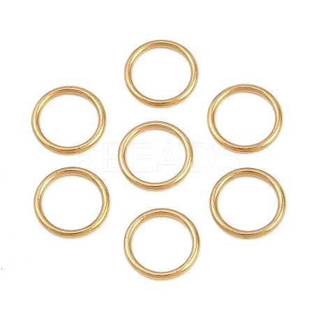 Ion Plating(IP) 304 Stainless Steel Closed Jump Rings STAS-G393-06G-19-1