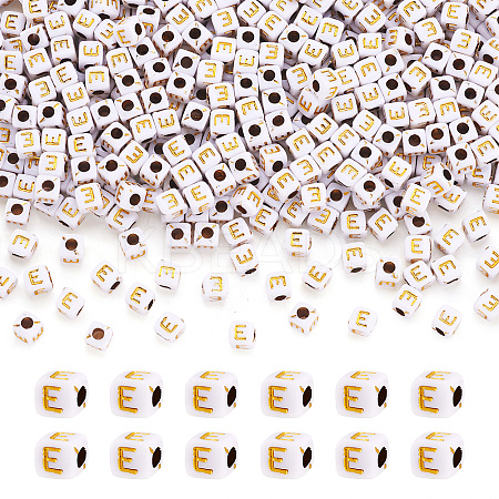 Opaque Acrylic Beads MACR-TAG0001-07E-1