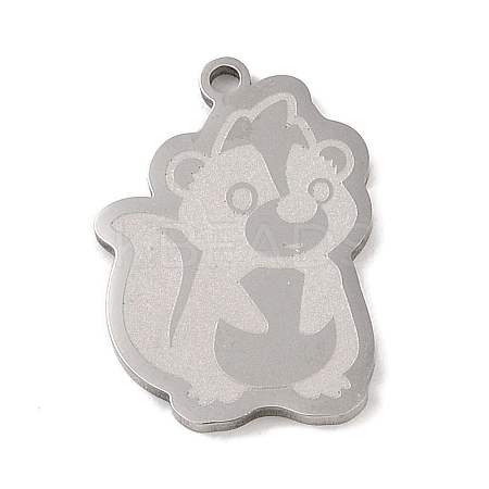 Non-Tarnish 201 Stainless Steel Pendants STAS-C095-10P-1