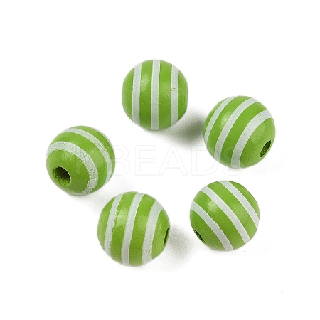 Wood European Beads WOOD-M014-02B-1