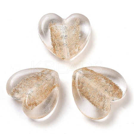 Heart Handmade Lampwork Beads LAMP-U003-01M-1
