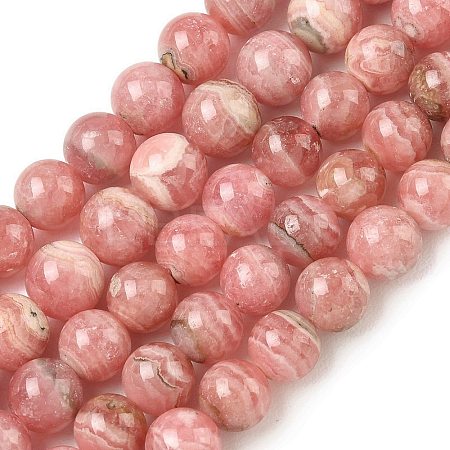 Natural Argentina Rhodochrosite Beads Strands G-L554-03A-02-1