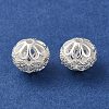 Rack Plating Brass Pave Cubic Zirconia Beads KK-M285-32C-S-2