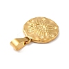 PVD Vacuum Plating 304 Stainless Steel Pendants STAS-F277-30G-3