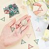 70Pcs 5 Colors 430 Stainless Steel Filigree Pendants STAS-UN0026-99-2