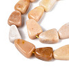 Natural Topaz Jade Beads Strands G-N354-02B-01-4